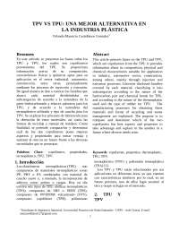 TPU e TPV na industria do plástico (Espanhol)