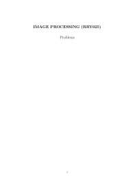 Image processing problems - Docsity