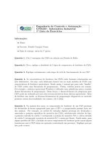 Lista de exercício de Informatica