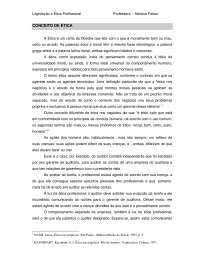 Legislação e Ética Profissional