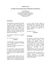 Informe de hidrostatica