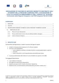 Voucher per abbonamenti studenti in Campania (2019/2020)