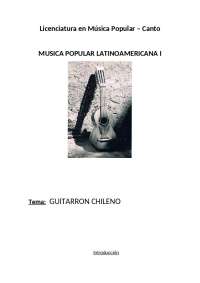 GUITARRON CHILENO SUS ORIGENES Y CARACTERISTICAS