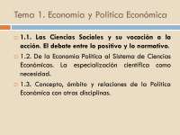 Las Ciencias Sociales y su vocación a la acción.