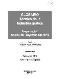 Glosario de Diseño gráfico