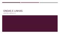slides de ondas e linhas