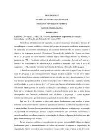 Resumo Crítico do livro Aprendendo a Aprender