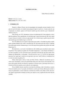Notas sobre a investigaçao da materia escura