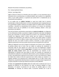 Resumen de la antena parabólica