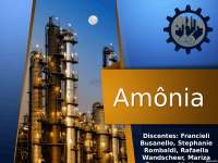 Seminário processo de produção amônia