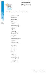 Solving First-Order Differential Equations: A Step-by-Step Guide with Examples