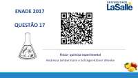 Questão Enade de Físico-Química Experimental