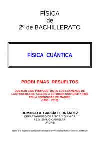 Problemas y ejercicios resueltos de Mecanica cuantica