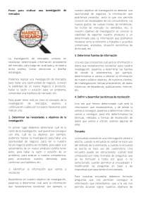 Pasos para investigar mercados: de definir problema a tomar decisiones