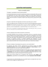 questoes norteadoras de citologia