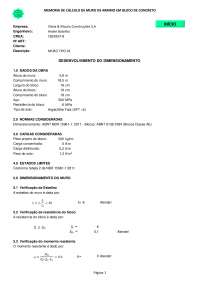 Calculo de Muro de Arrimo