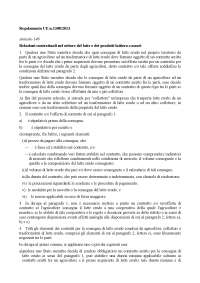 Regolamento dei contratti per la consegna di latte crudo e prodotti agricoli