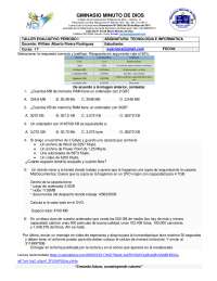 Taller de tecnologia para grado 11 - Docsity