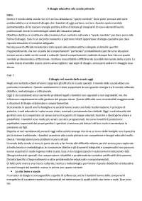 Il disagio educativo