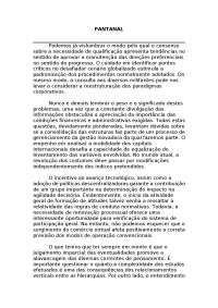 Pensamento Crítico Sobre a Consolidação de Estruturas e a Gestão Inovadora