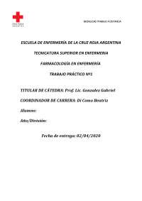 Farmacología, farmacos, enfermería