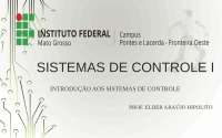 Introdução aos Sistemas de Controle