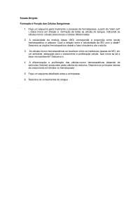 ESTUDO DIRIGIDO DE HEMATOLOGIA
