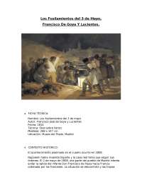 El 3 De Mayo Goya Comentario Artistico Docsity