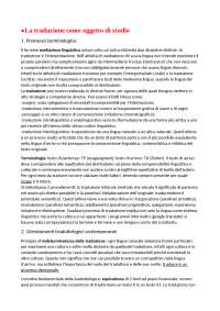 Riassunti libro Mediazione linguistica tedesco-italiano (Cinato)