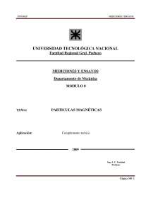 Detección de Discontinuidades con Partículas Magnéticas