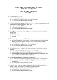 Test de Obligaciones y Contratos