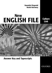 New ENGLISH Culture Link Answer key