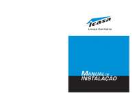 MANUAL DE INSTALAÇÃO - LOUÇA SANITÁRIA
