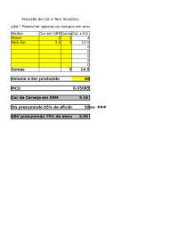 Calculadora para produção de cerveja artesanal