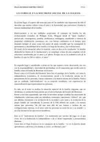 REFLEXIÓN ACERCA DE LA FAMILIA