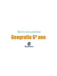 Banco de Questões de Geografia para o 6º Ano