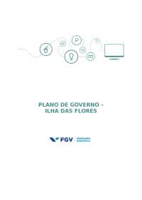 Plano de Governo - Ilha das Flores
