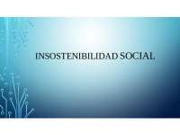 insostenibilidad  social