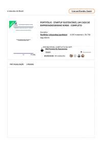 Portfólio  empreendedorismo