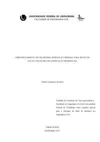 dimensionamento sistema hidraulico