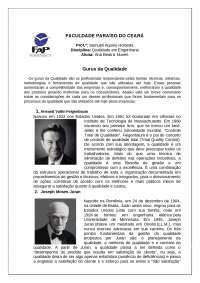 gurus da qualidade total