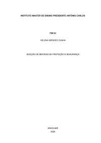 EPI e Tipos de Isolamento