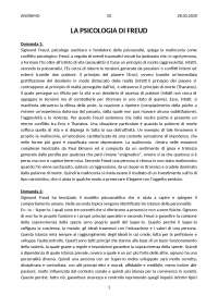 La psicologia di Freud e la terapia cognitivo-comportamentale