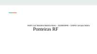 Ponteiras de Radio Frequencia