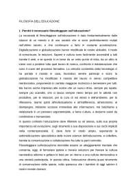 Filosofia dell'Educazione: Riflessioni sul Processo Formativo e la Maturità