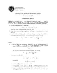 Einf. in die Mathe des Operations Research SS 17 Uni Köln