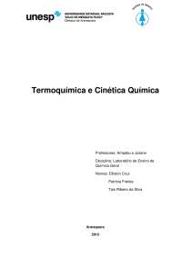 Cinética Química: Velocidade de Reação e Fatores que Influenciam