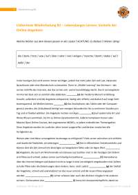 Deutsch B2/Präpositionen - Lückentext, Lösungen, Fehlererklärung