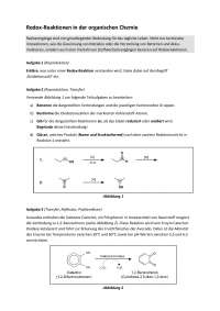 Redox-Reaktionen in der organischen Chemie-Unterrichtsmaterial/Chemiedidaktik