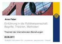 Einführung in die Politikwissenschaft: Begriffe, Theorien, Methoden